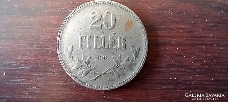 20 Fillér 1918 beautiful iron