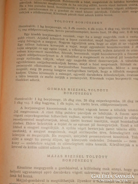 József Venesz: Hungarian cuisine 1965.