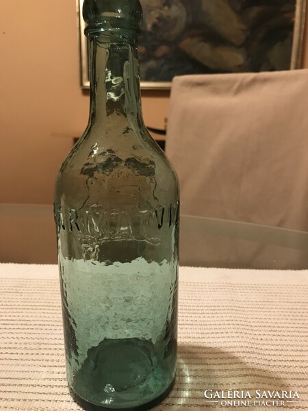 Dew water antique commercial bottle