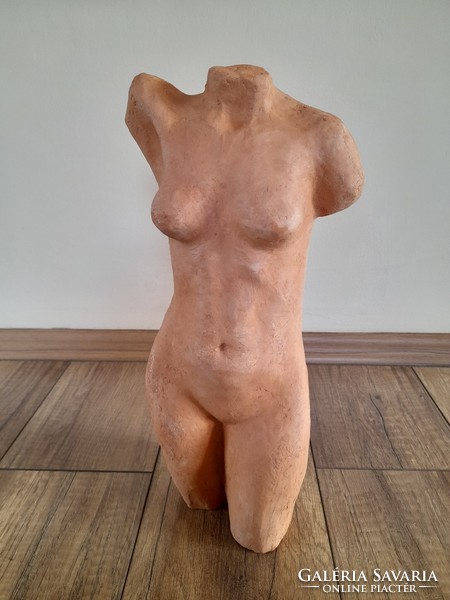 Ceramic female nude, torso