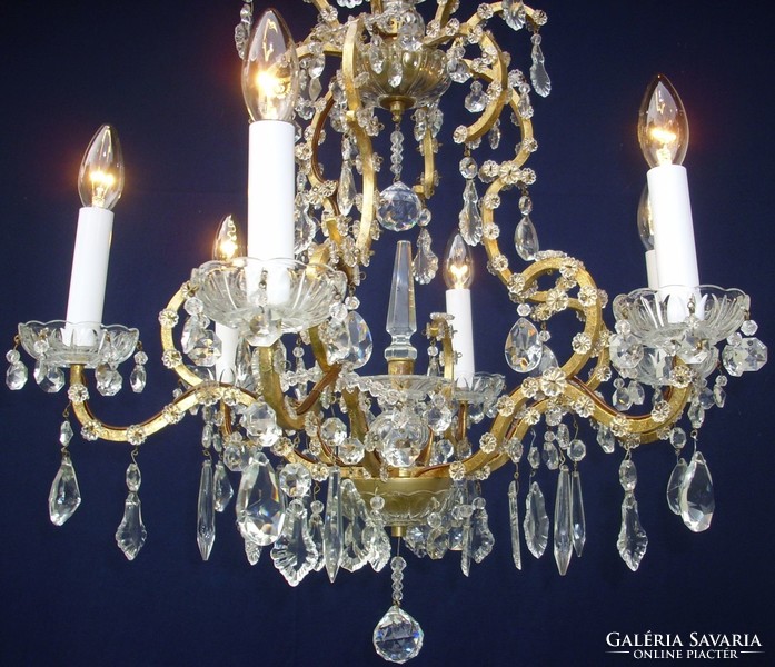 Crystal chandelier 6-burner chandelier