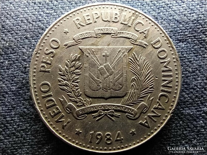 Dominica human rights bond espaillat rojas 1/2 peso 1984 month (id67412)