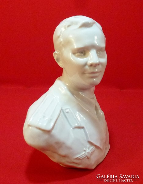 Porcelain statue of Gagarin