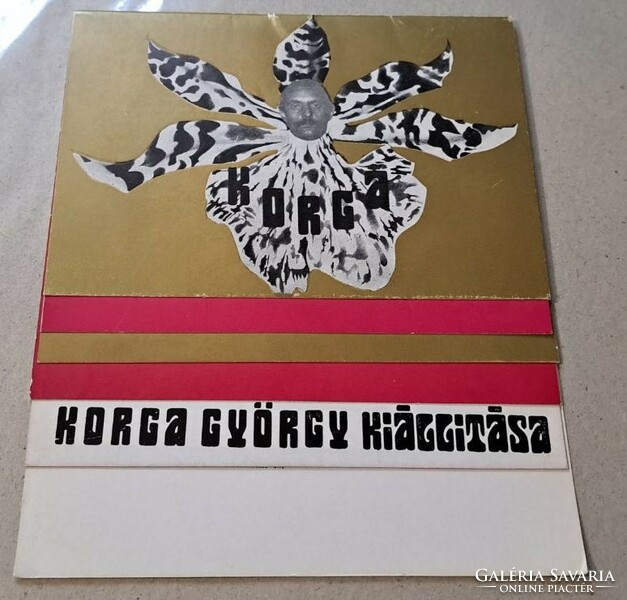 Korga György kiállítása. 1970 .katalógus.