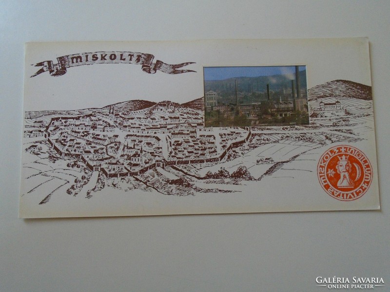 Za442.2 Miskolc - digital machine - on the occasion of the holiday 1970's stamp and signature
