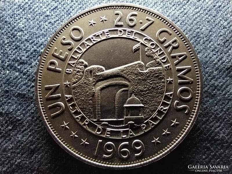 Dominika Dominikai Köztársaság évfordulója 1 pezó 1969 (id73106)