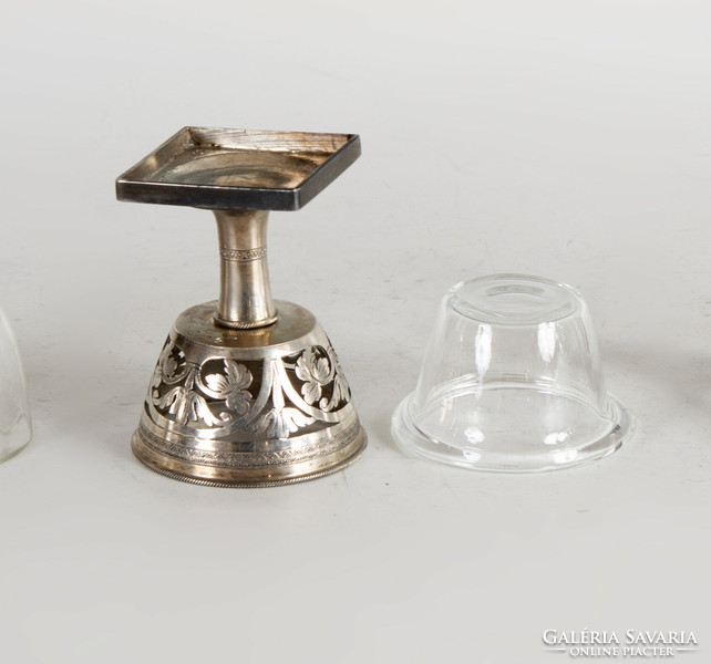 Silver antique Viennese table spice holder