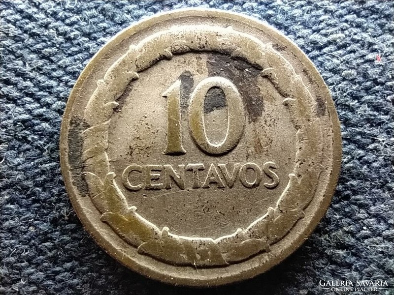 Kolumbia Köztársaság (1886- ) .500 ezüst 10 centavo 1946 B (id66273)
