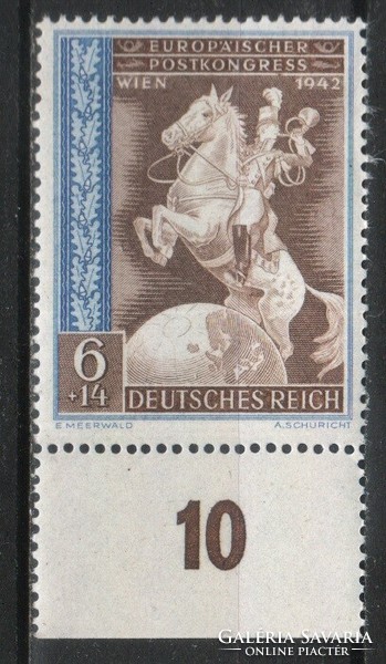 Postatiszta Reich 0232 Mi 821      1,50   Euró