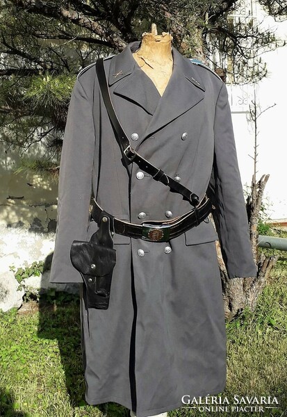 Retro police jacket, belt, holster