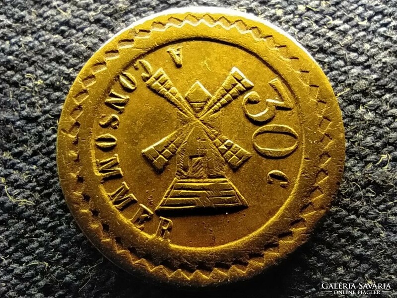 Franciaország Consommer 30 cent token (id77436)