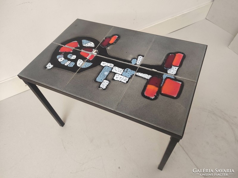 Retro furniture tile table damaged nr. 12 6668