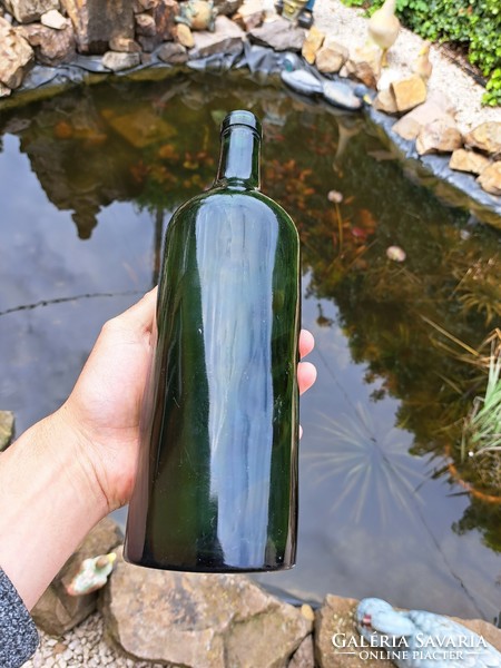 Rare Domoszló wine bottle glass bottle collector's rarity wine