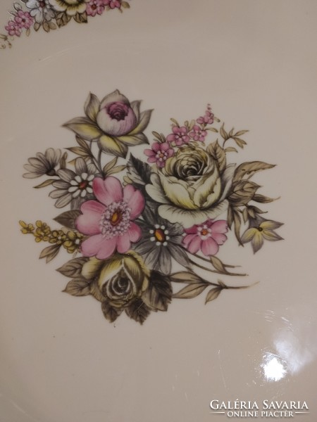 Csodaszép virágos tányér 27 cm   Made in GDR