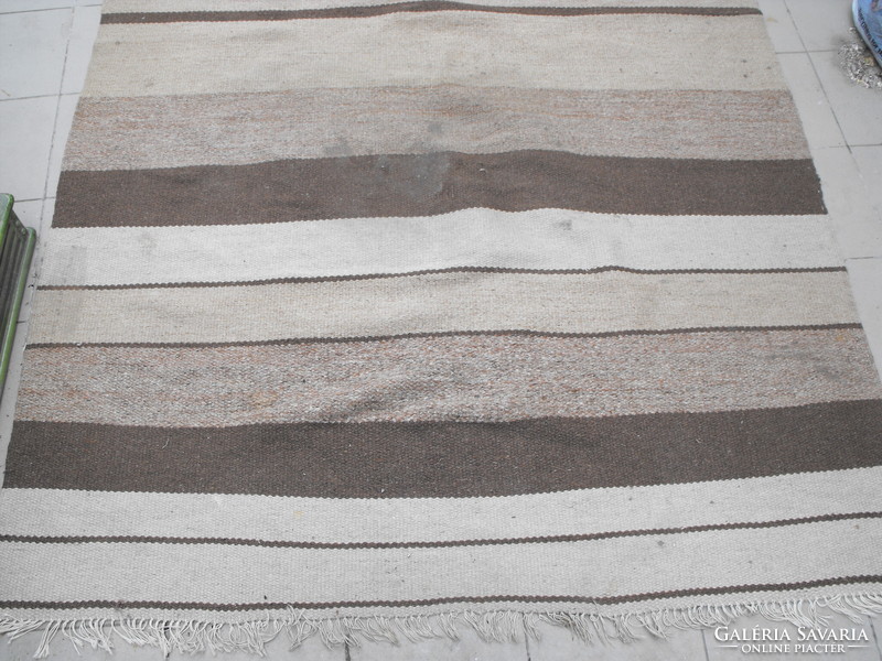 Békésszentandrási retro gyapjú szőnyeg 287 x 167 cm