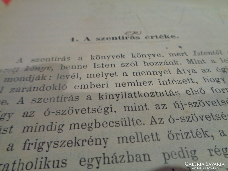 Szentírási jegyzetek ,  1924.  Szent István Társulat    14 lapon
