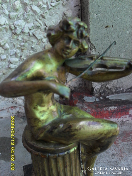 Antik szecessziós bronz szobor