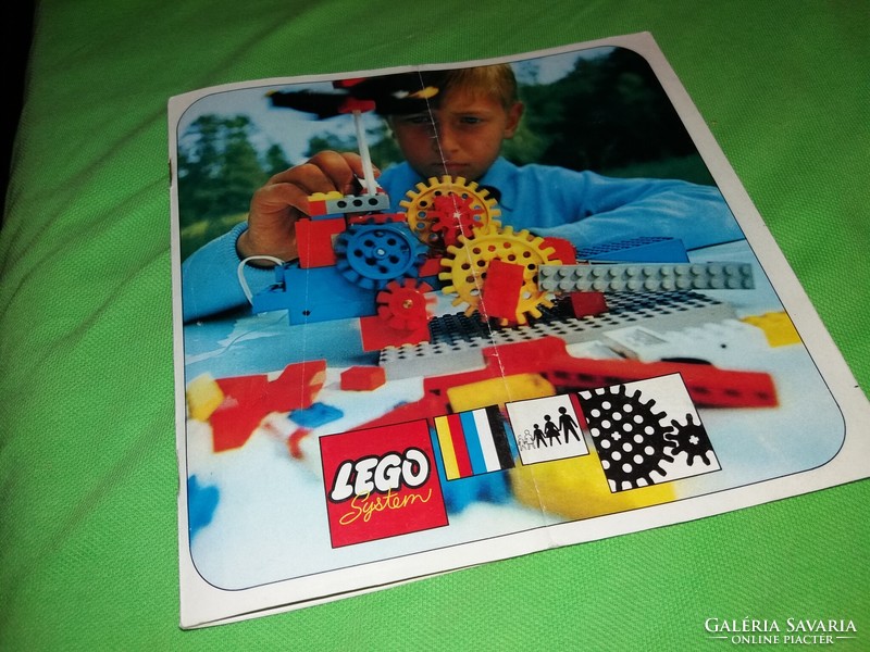 RETRO LEGO SYSTEM építő összeállítási instrukciós füzete a 800- 801 -es készletekhez képek szerint