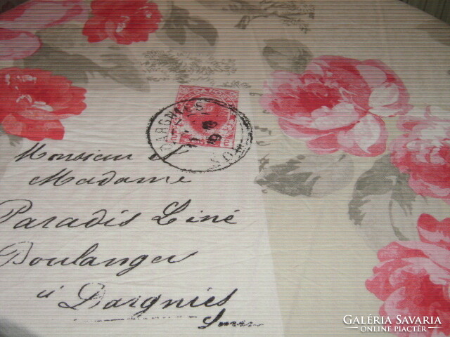 Gyönyörű provence & vintage stílusú rózsás kétoldalas dupla paplanhuzat