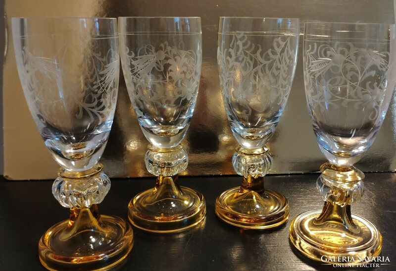 Rare handmade wine glasses