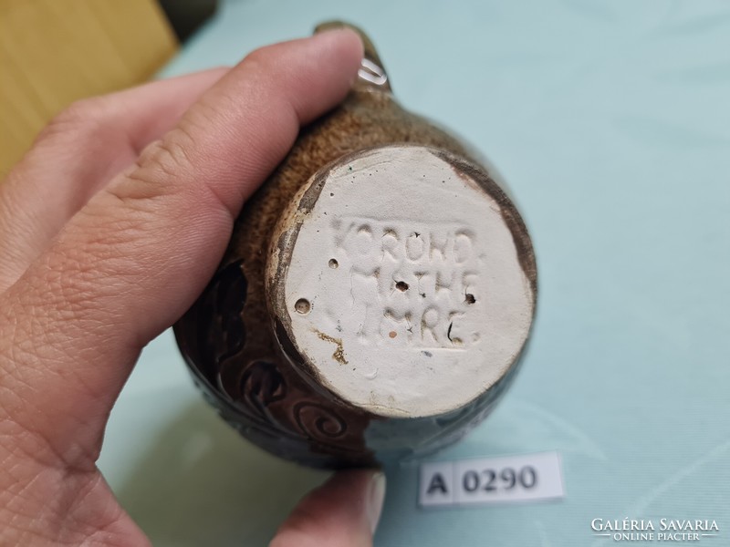 A0290 máthé imre korond ceramic jug 10 cm