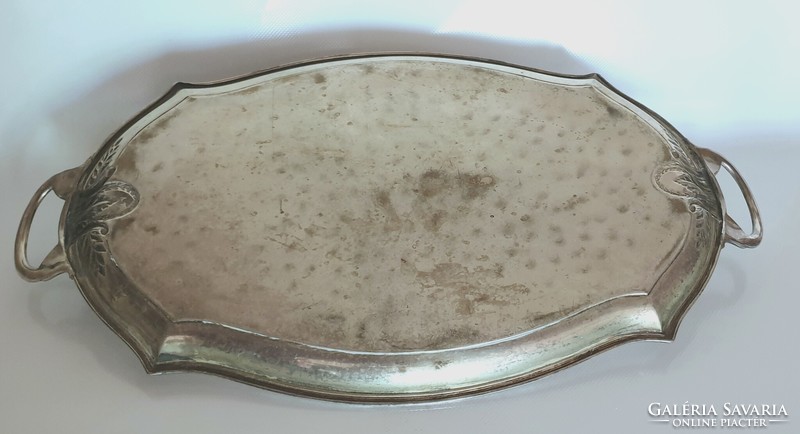 WMF ezüstözött, szecessziós tálca (62 cm), ingyen posta