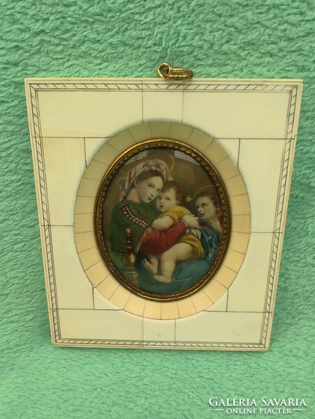 Antique miniature from the 1800s