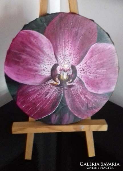 Orchidea c. festmény, csendélet