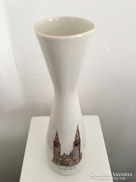 Aquincum vase, souvenir, Szeged, cathedral