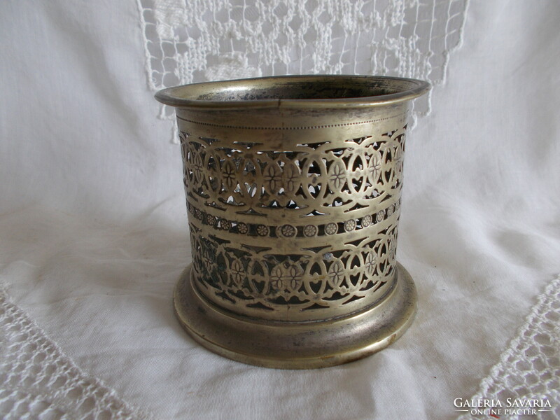 Henniger silver-plated decoration, bottle holder