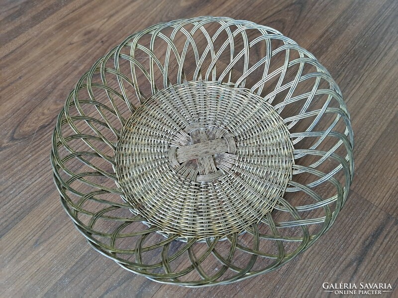 Antique silver plated basket