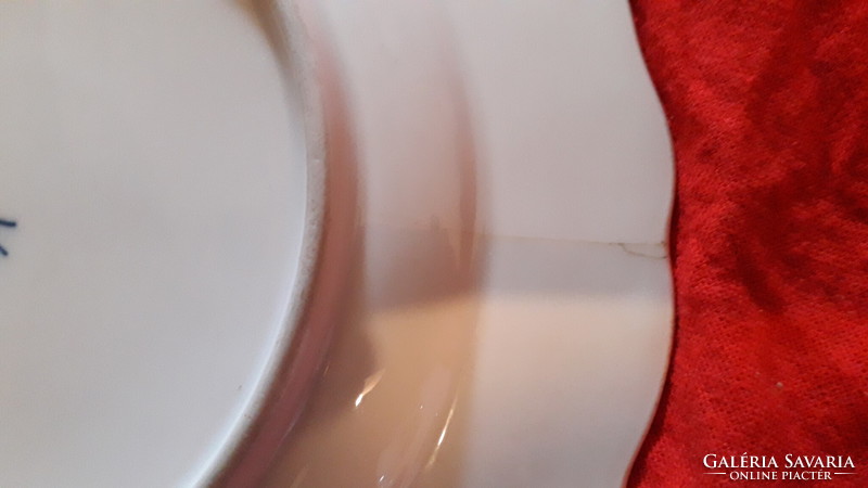 Antik MEISSEN porcelán szőlőlevél szőlőlugas mintás reggelizőszett a képek szerint