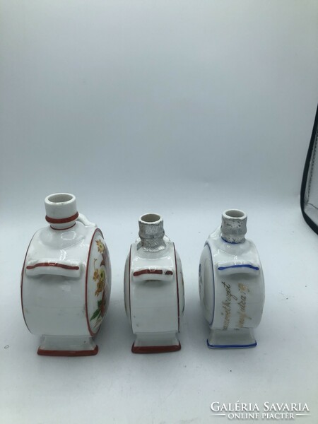 Zsolnay porcelain bottles