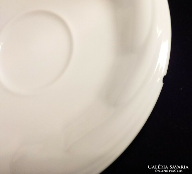 White Hólloháza porcelain tea cup base 14 cm