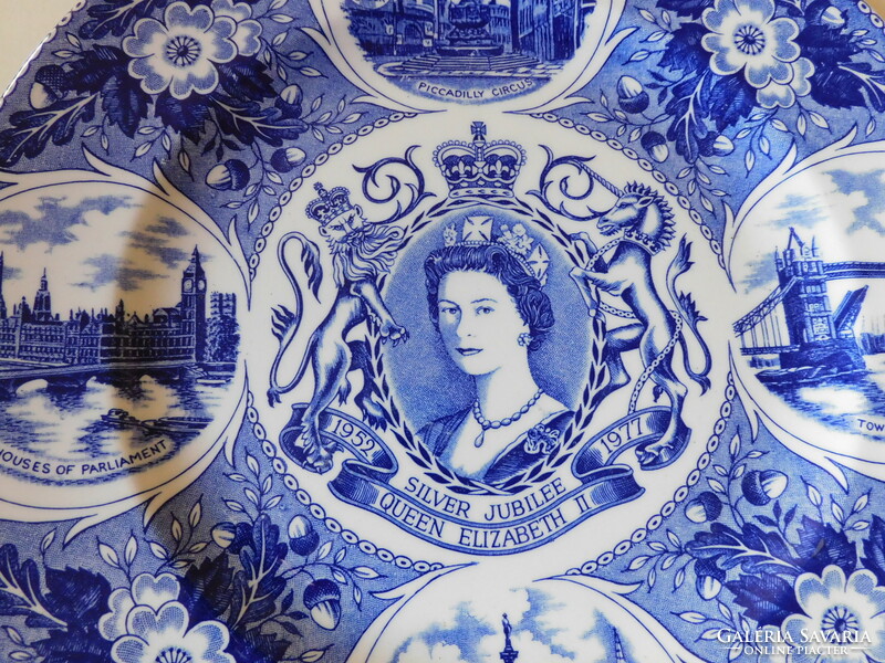Wheatherby decorative plate ii. On the occasion of Elizabeth's silver jubilee, 1977