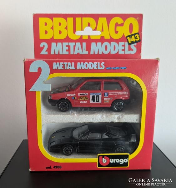 Bburago car models in their own box