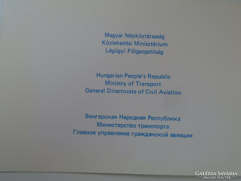 D195121 Ministry of Transport - Directorate General of Aviation - Civil Aviation - New Year's Paper 1985