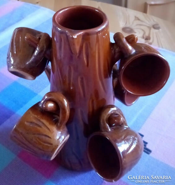 Ceramic kionto agas, with 5 mocha cups xx