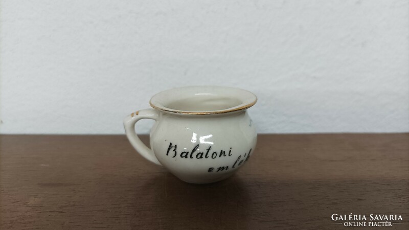 Retro Aquincum porcelain. Balaton memory