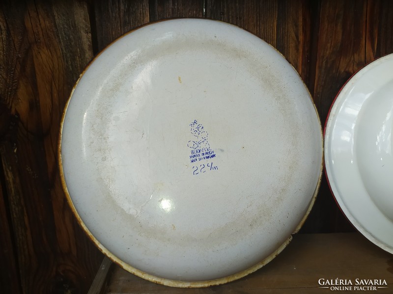 Old enamel plates
