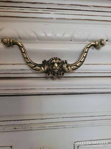 Antique pewter provence sideboard