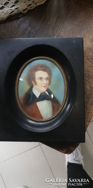 Seller. Franz Schubert. Composer portrait.