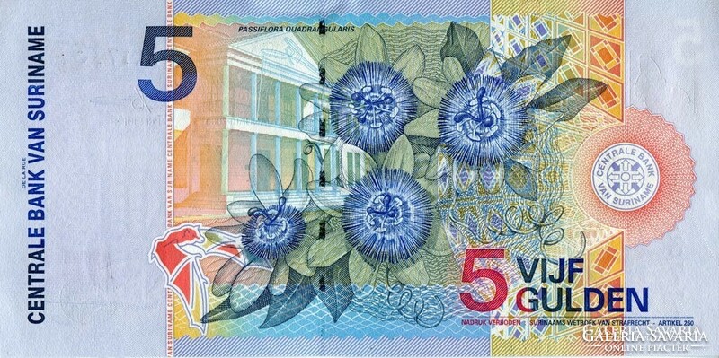 Suriname 5 Gulden 2000 UNC