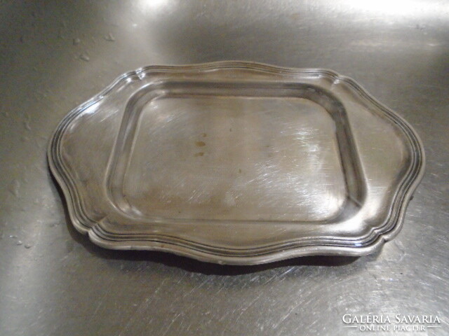 Small antique baroque tray 19.7 x 12.2 cm 119 grams 1435 ft for parcel machine