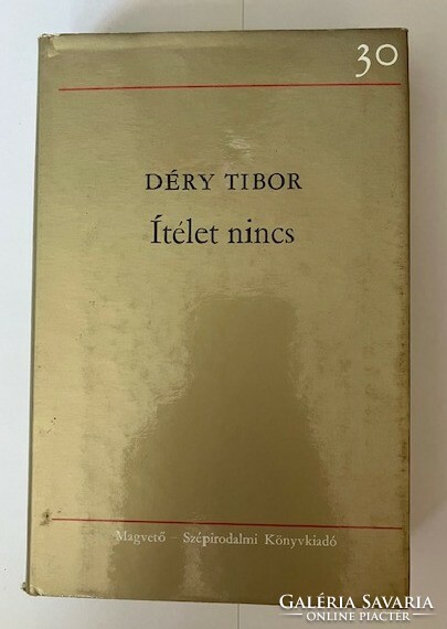 Déry Tibor: Ítélet nincs című könyv