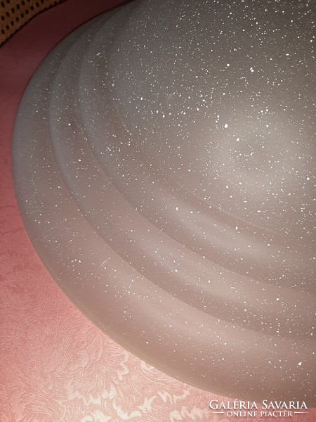 Ceiling, hanging, opal-colored large lamp shade