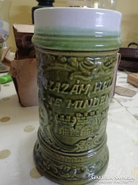 My country, my country, you are my everything, a ceramic jar