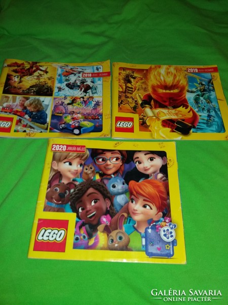 2018 - 2019 - 2020 Lego building toy catalog collection in one according to the pictures