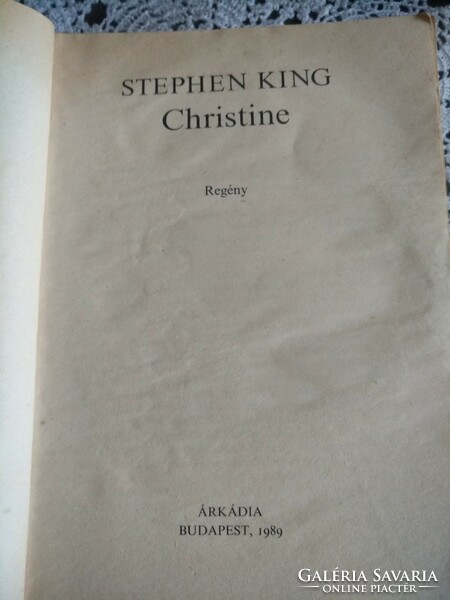 Stephen King: Christine, negotiable
