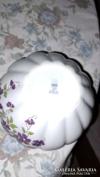 Zsolnay flower pattern porcelain vase,